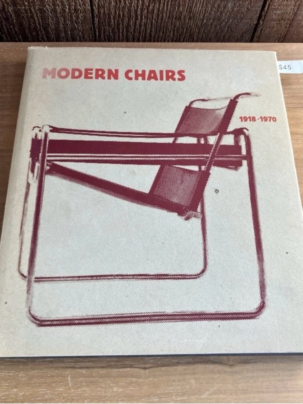 Modern Chairs 1918-1970 Book - Red Cover